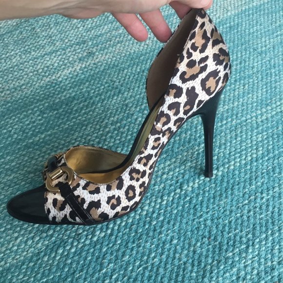 CARLOS SANTANA, LEOPARD PRINT SEXY HIGH HEEL SHOES, SZ. 7, NEW IN BOX - Picture 3 of 8